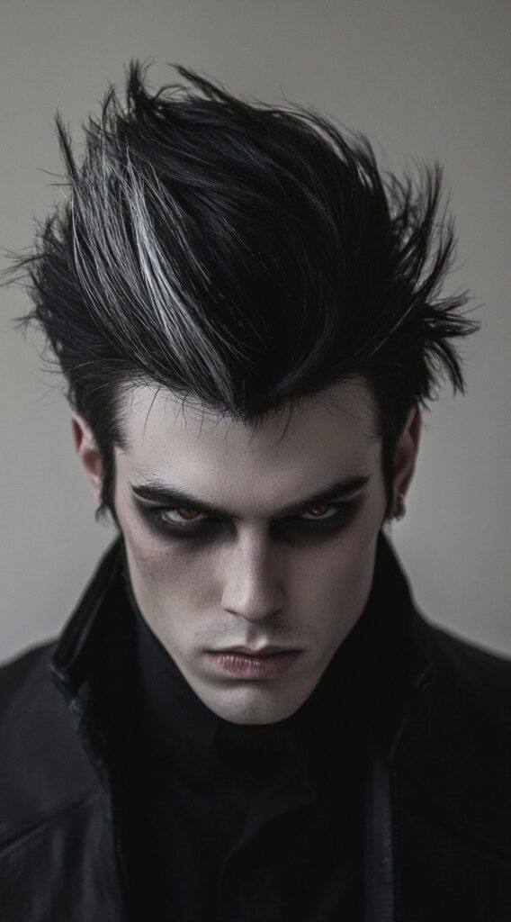 19 Halloween Hairstyles for Men: Spooktacular Looks to Elevate Your Costume 2 dracula pompadour