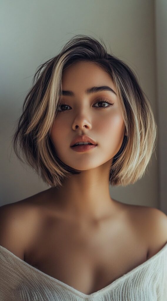 23 Winter Blonde Balayage Ideas: Stunning Hairstyles to Brighten Your Look This Season 17 face framing blonde balayage on bob
