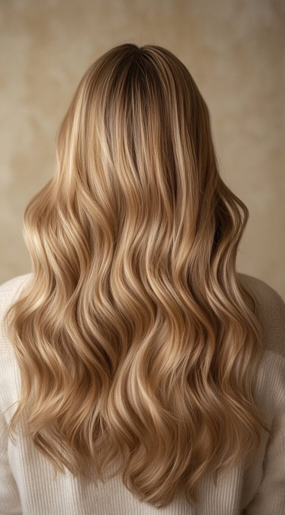 23 Winter Highlights for Blondes: Gorgeous Color Ideas to Warm Up Your Look 3 golden beige balayage