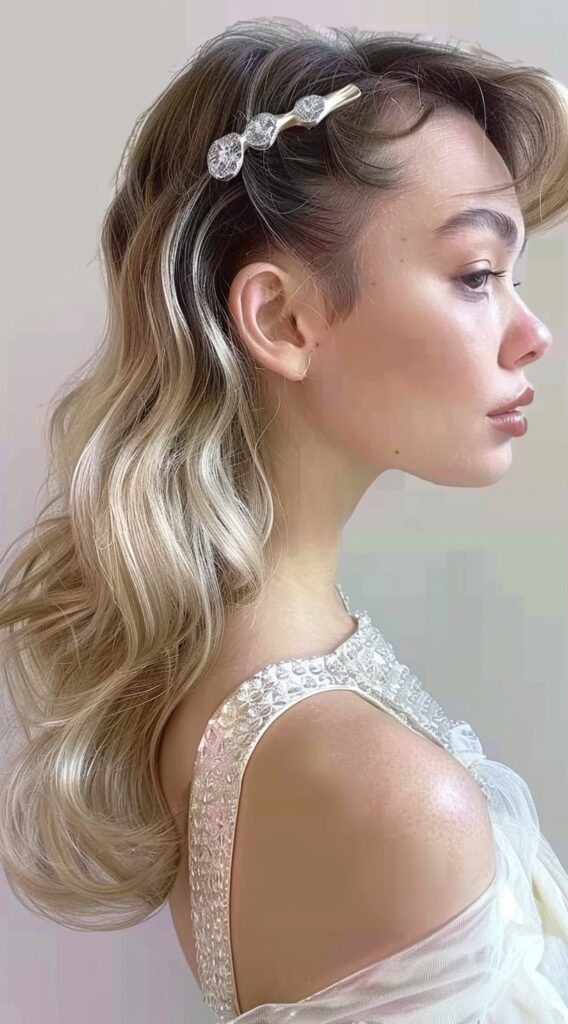27 Hairstyles for Sensitive Scalp: Comfortable and Stylish Ideas to Try 10 hair down with barrettes