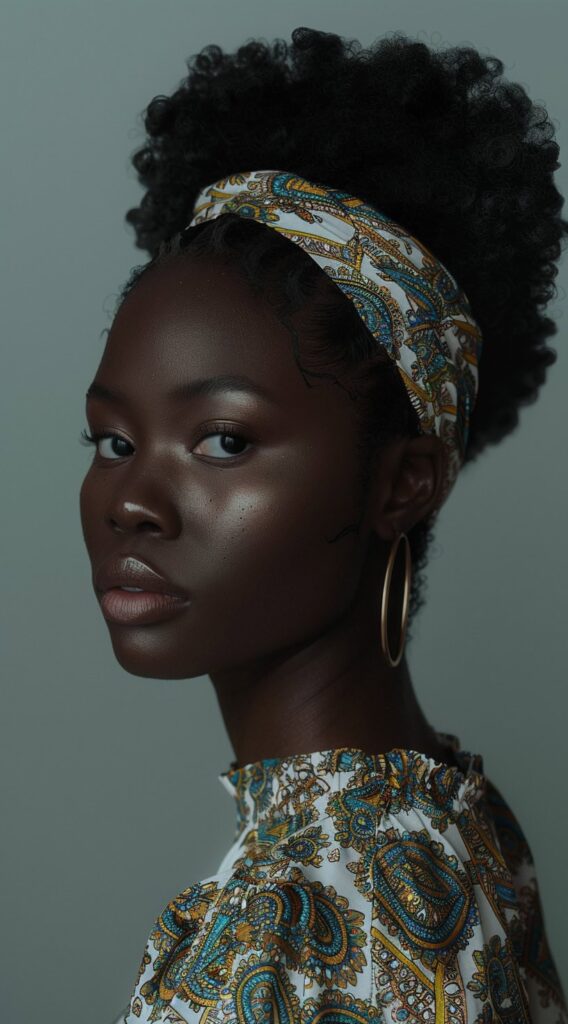 24 Protective Hairstyles for Thin Hair: Stylish Solutions for Delicate Strands 6 headband with puff