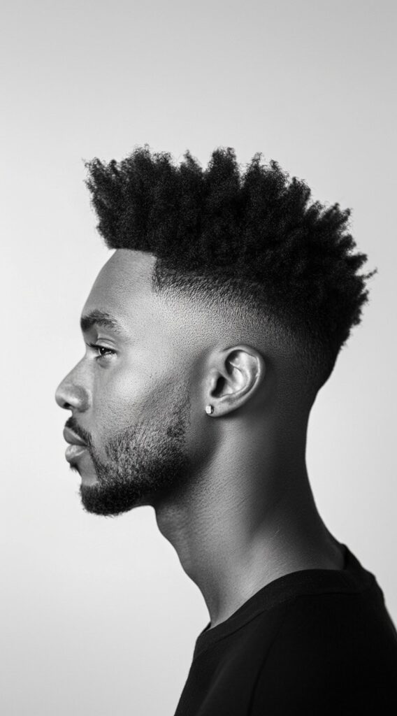 23 Curly Hairstyles for Men with Fade: Bold and Stylish Ideas for Every Curl Type 3 high fade with textured curls