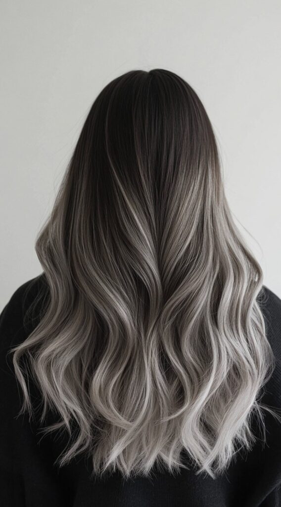 23 Winter Blonde Balayage Ideas: Stunning Hairstyles to Brighten Your Look This Season 10 icy ombre balayage with waves