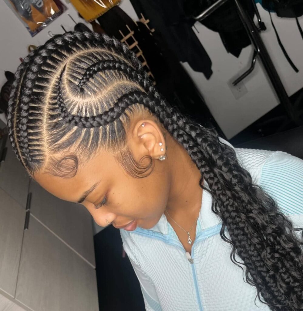 23 Protective Hairstyles for 3a Hair: Stunning and Practical Ideas 7 intricate cornrows