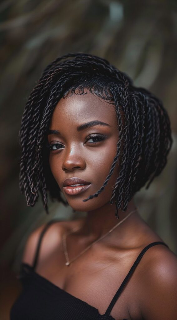 21 Stunning Short Crochet Twist Hairstyles 20 layered crochet twist bob
