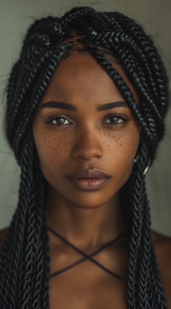 23 Protective Hairstyles for 3a Hair: Stunning and Practical Ideas 2 long box braids 2