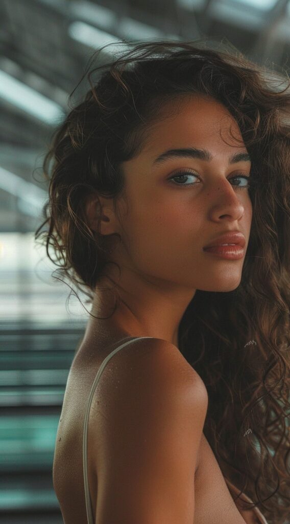 17 Airport Hairstyles for Curly Hair: Stay Cute on the Go and Travel in Style 11 long loose hair to the side