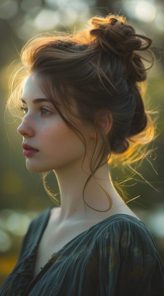 27 Hairstyles for Sensitive Scalp: Comfortable and Stylish Ideas to Try 12 loose bun