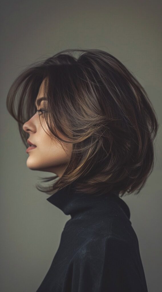 21 Stacked Bob Hairstyles for Fine Hair: Volume and Elegance 13 loose layered long stacked bob