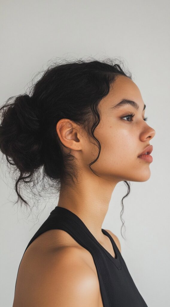 36 Top Basketball Hairstyles: Practical and Stylish Ideas for the Court 14 loose low bun