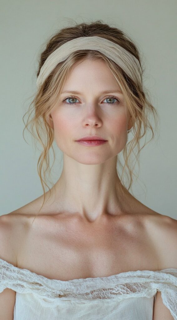 23 Stunning Hairstyles for Thin Fine Hair 20 loose waves with a headband