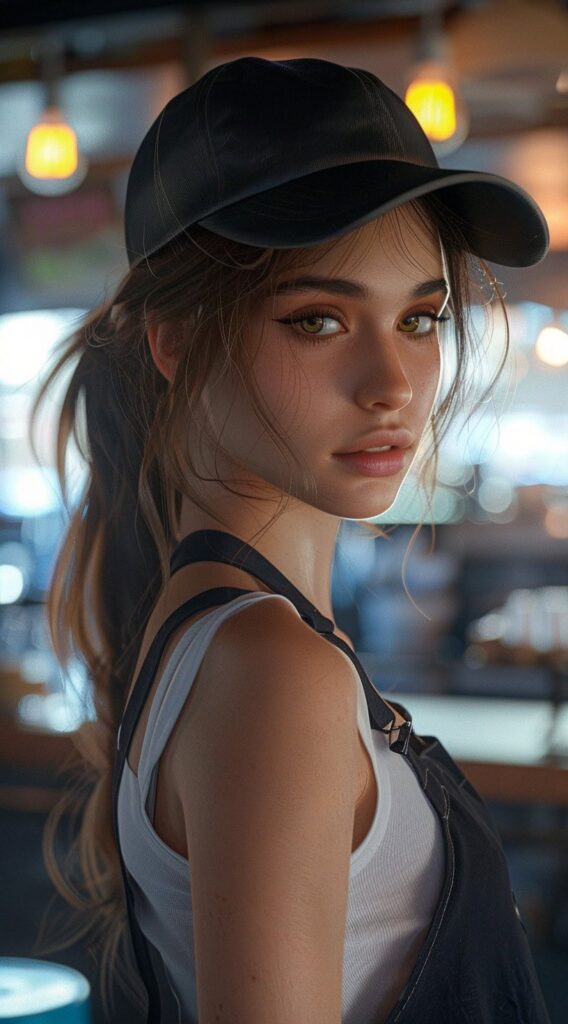 25 Hat Hairstyles for Work: Stylish and Professional Ideas for Women 13 low ponytail with framing tendrils