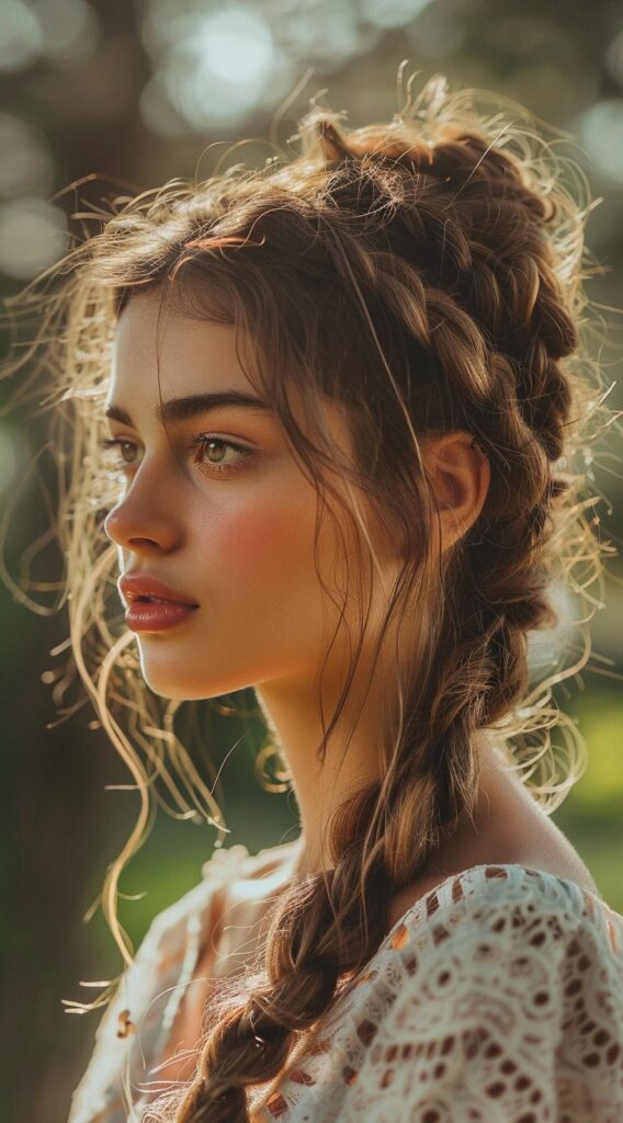27 Hairstyles for Sensitive Scalp: Comfortable and Stylish Ideas to Try 5 messy braided crown
