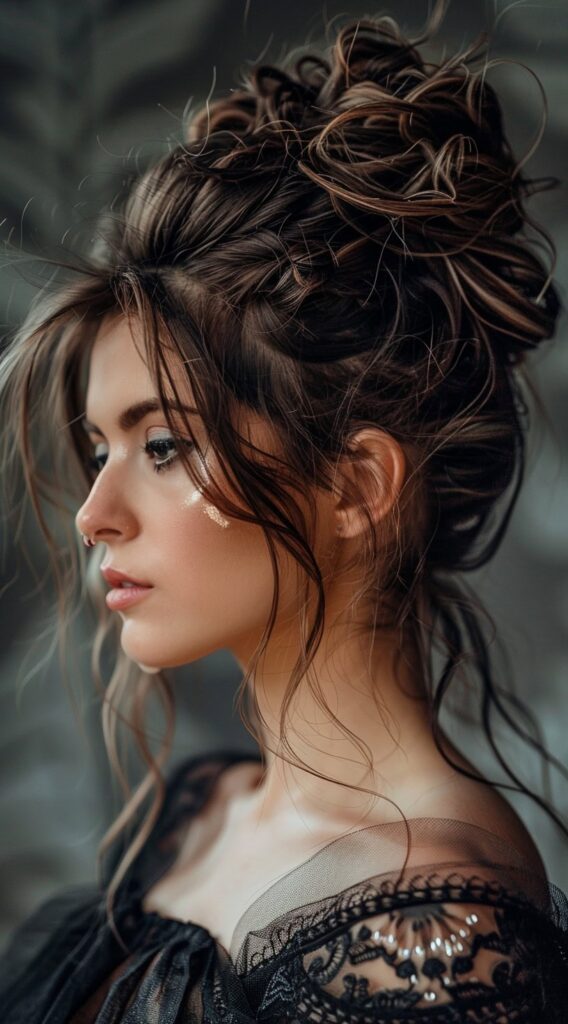 30th Birthday Hairstyles for Women: 15 Chic Ideas for a Memorable Milestone 11 messy high bun 2 1