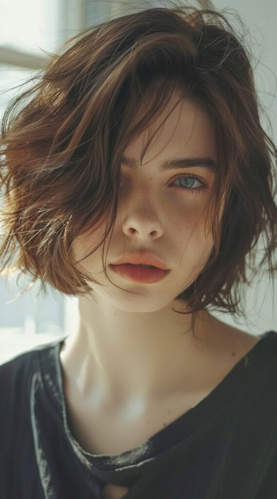 28 Short Hairstyles for Thin Hair: Stunning Ideas to Boost Volume and Style 3 messy wavy bob