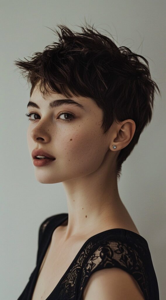 28 Short Hairstyles for Thin Hair: Stunning Ideas to Boost Volume and Style 4 pixie cut with tousled layers