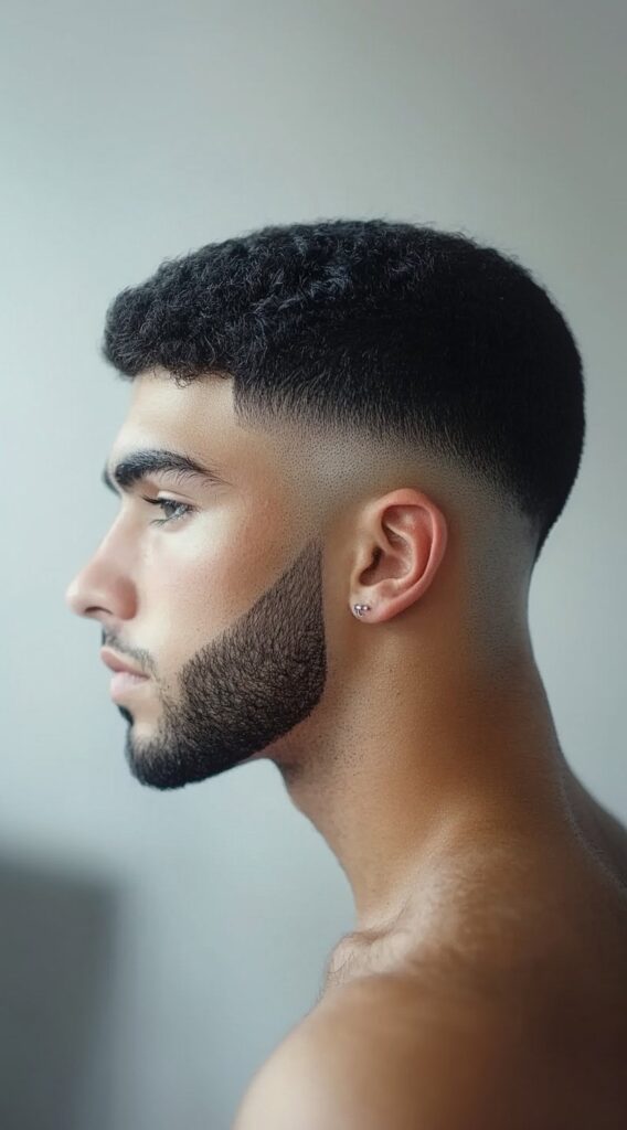 23 Curly Hairstyles for Men with Fade: Bold and Stylish Ideas for Every Curl Type 22 precision fade with short curls