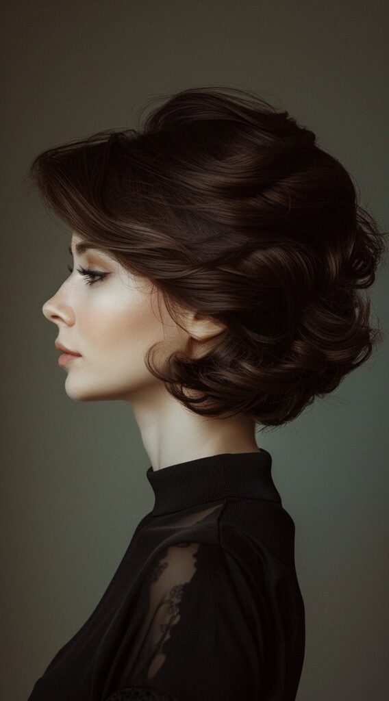 21 Stacked Bob Hairstyles for Fine Hair: Volume and Elegance 15 retro stacked bob