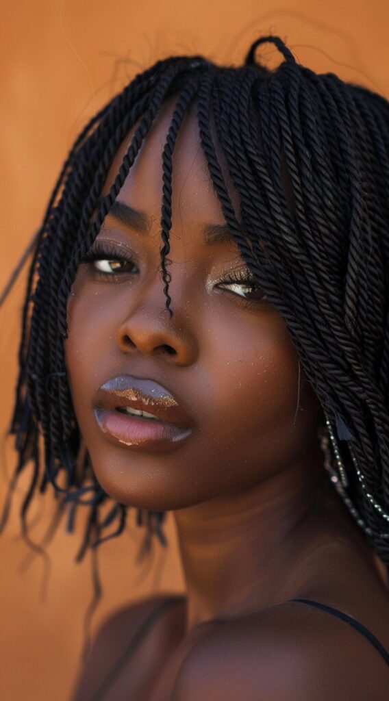 24 Protective Hairstyles for Thin Hair: Stylish Solutions for Delicate Strands 11 short mini twists