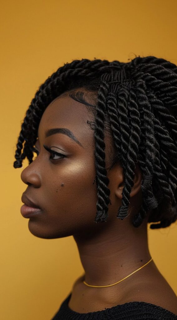 21 Stunning Short Crochet Twist Hairstyles 6 short senegalese crochet twist bob