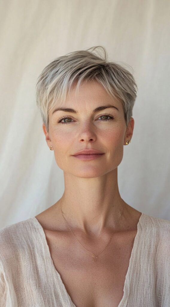 23 Stunning Hairstyles for Thin Fine Hair 17 short textured pixie 2