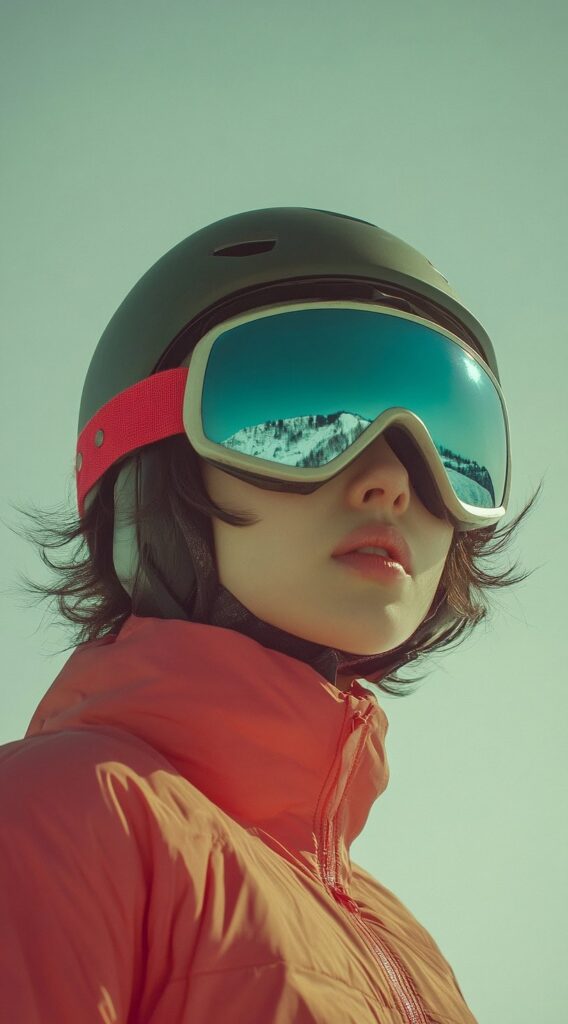 Top 21 Skiing Hairstyles to Wear Under a Helmet 2 short wingswept bob