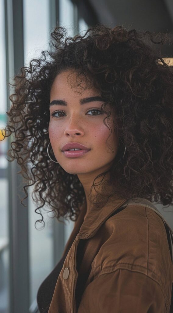 17 Airport Hairstyles for Curly Hair: Stay Cute on the Go and Travel in Style 17 side parted curls