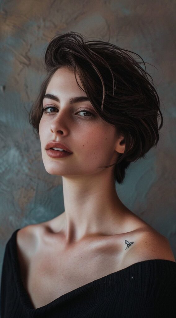 28 Short Hairstyles for Thin Hair: Stunning Ideas to Boost Volume and Style 18 side swept pixie layers
