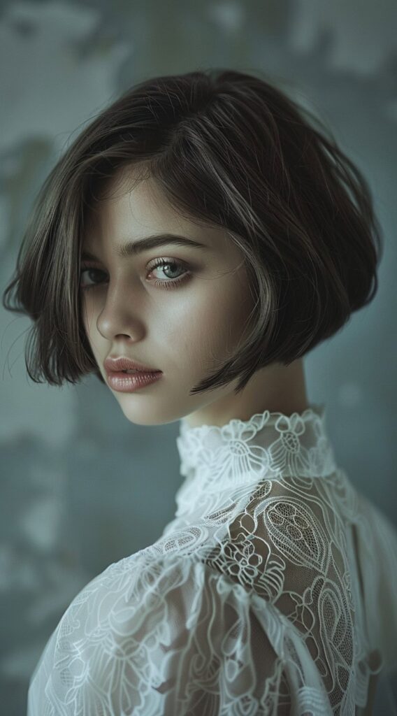 28 Short Hairstyles for Thin Hair: Stunning Ideas to Boost Volume and Style 12 sleek angled bob 2