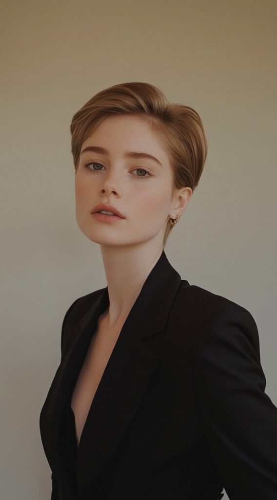37 Formal Hairstyles for Short Hair: Elegant and Chic Ideas for Any Occasion 17 sleek short crop with tapered sides