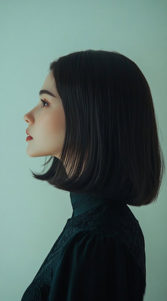 37 Formal Hairstyles for Short Hair: Elegant and Chic Ideas for Any Occasion 26 sleek shoulder skimming bob