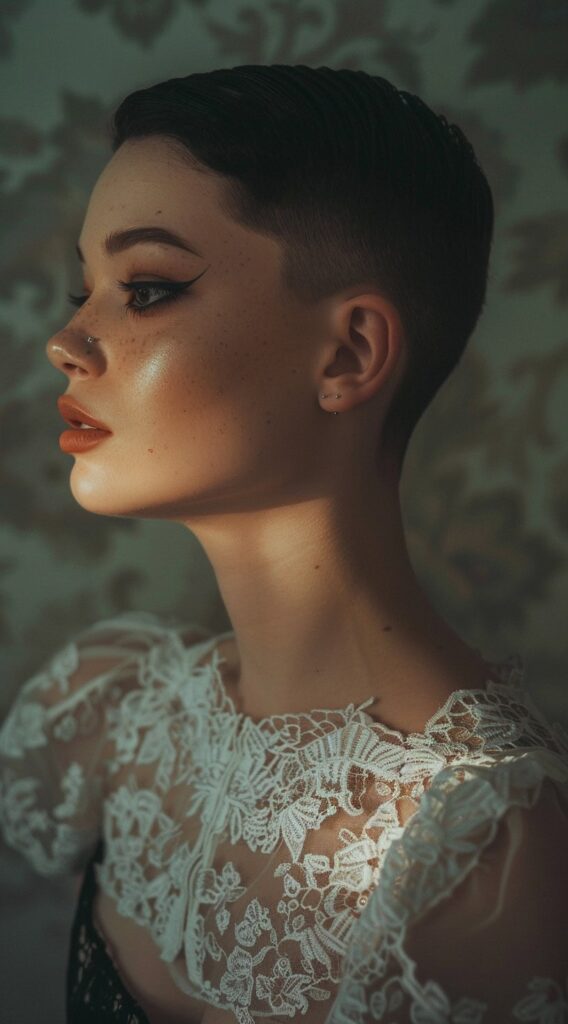 28 Short Hairstyles for Thin Hair: Stunning Ideas to Boost Volume and Style 16 slicked back undercut 1