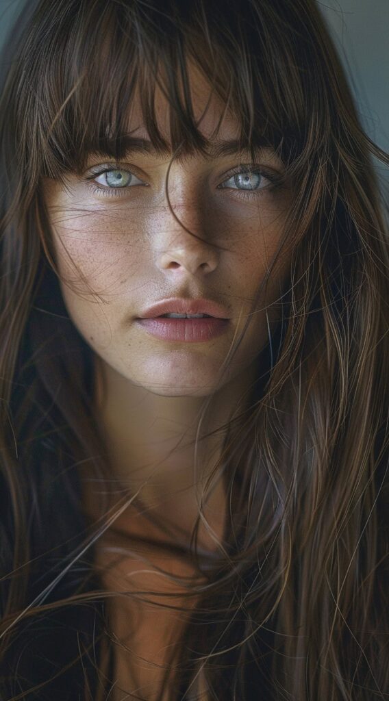 27 Long Hairstyles With Layers 17 soft layers with feathered bangs