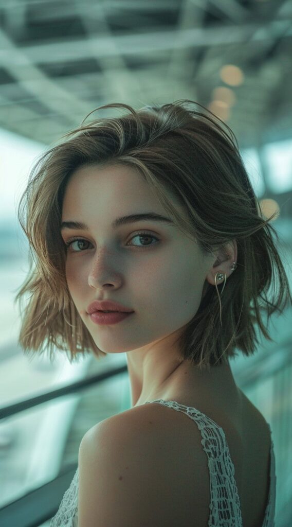 29 Airport Hairstyles for Short Hair: Trendy and Easy Ideas for Travel 15 soft waves bob