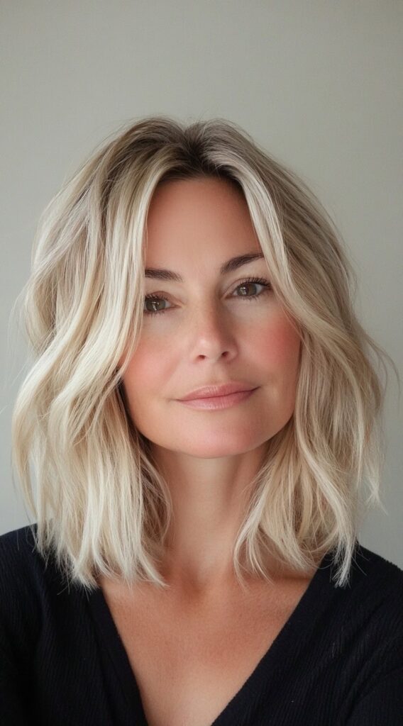 29 Modern Blonde Bob Hairstyles 3 textured blonde bob with natural layers