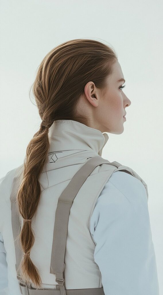 Top 21 Skiing Hairstyles to Wear Under a Helmet 17 textured ponytail