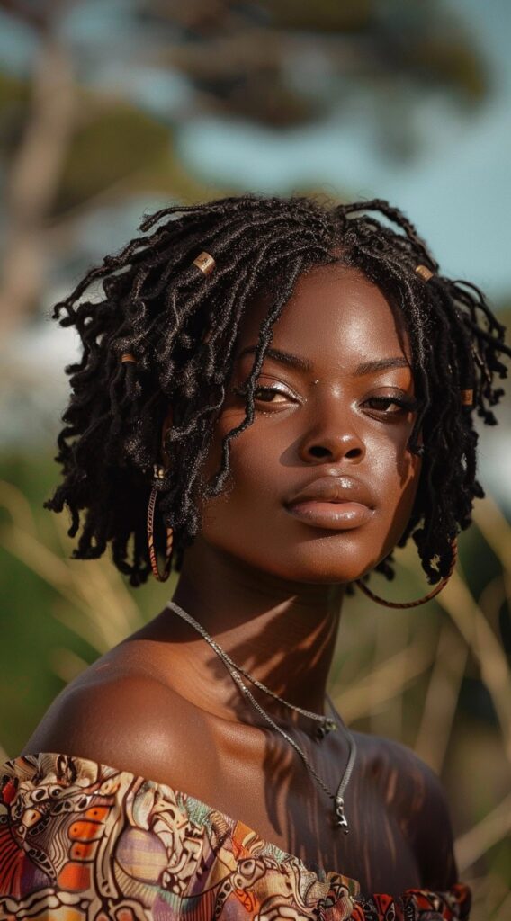 15 Thin Locs Hairstyles: Creative Looks for Modern Women 9 thin butterfly locs