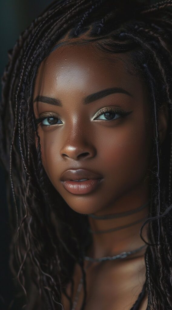 15 Thin Locs Hairstyles: Creative Looks for Modern Women 13 thin locs with thin braids