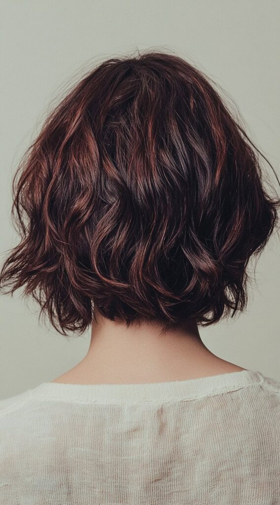 17 Cherry Cola Balayage Ideas: Add Depth and Drama to Your Locks 6 tousled cherry cola bob