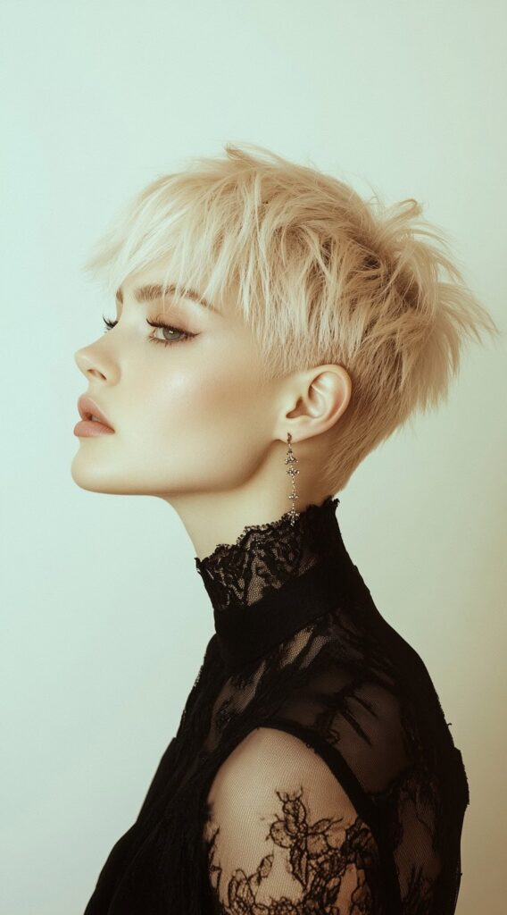 37 Formal Hairstyles for Short Hair: Elegant and Chic Ideas for Any Occasion 12 tousled short pixie with soft fringe