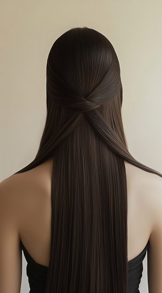 23 Formal Hairstyles for Long Hair: Elegant Ideas for Every Occasion 18 twisted half updo