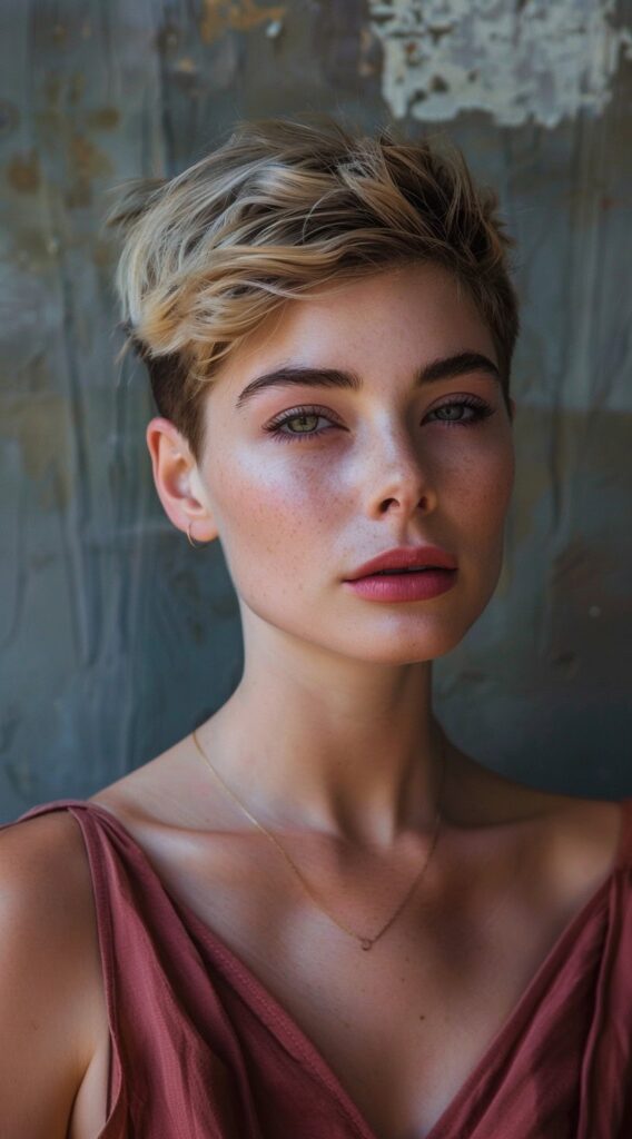 28 Short Hairstyles for Thin Hair: Stunning Ideas to Boost Volume and Style 23 undercut pixie with textured top