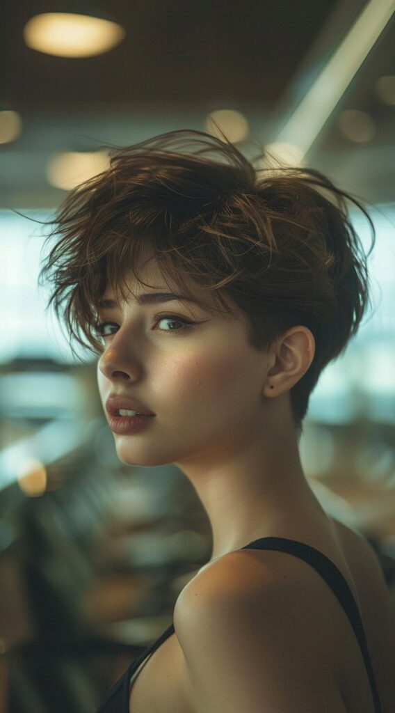 29 Airport Hairstyles for Short Hair: Trendy and Easy Ideas for Travel 16 voluminous pixie cut