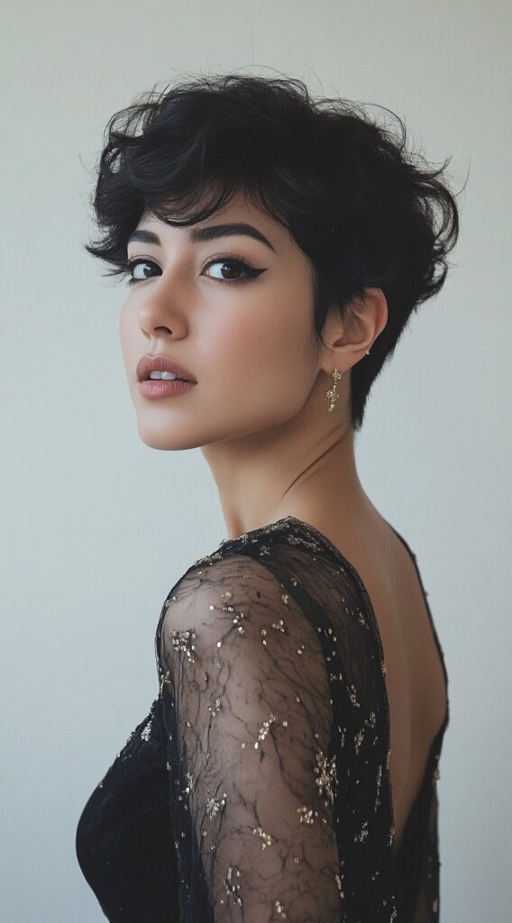 23 New Year’s Hairstyles for Short Hair 6 voluminous pixie cut with texture