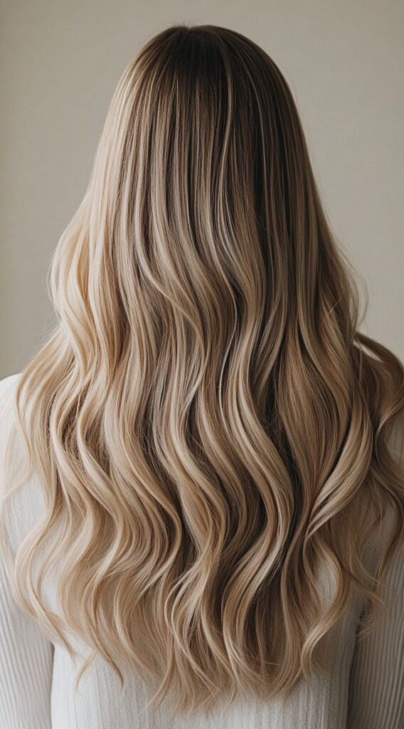 23 Winter Highlights for Blondes: Gorgeous Color Ideas to Warm Up Your Look 7 warm champagne blonde curls