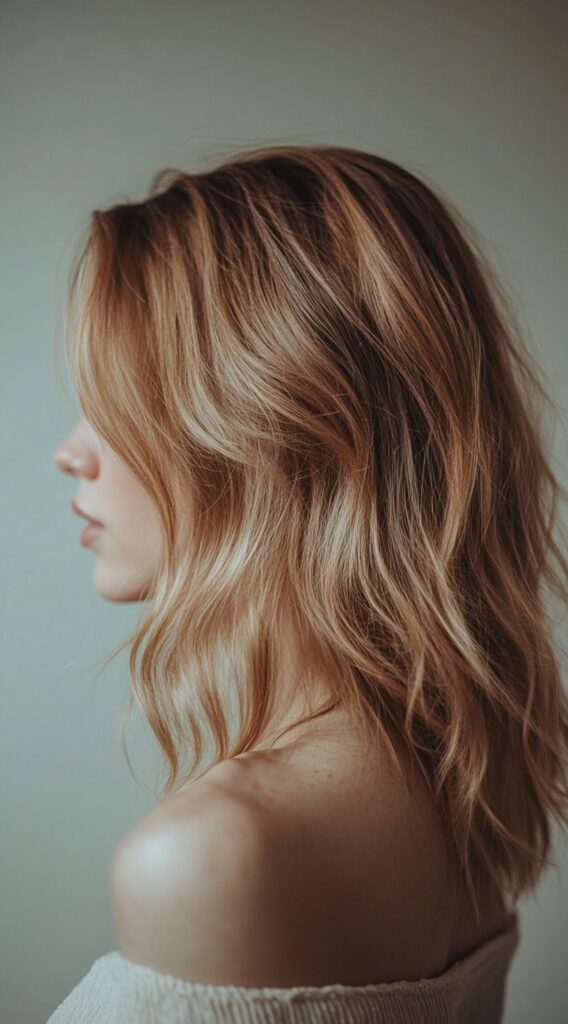 25 Highlights on Dirty Blonde Hair: From Subtle to Bold Transformations 11 warm honey blonde highlights on dirty blonde hair