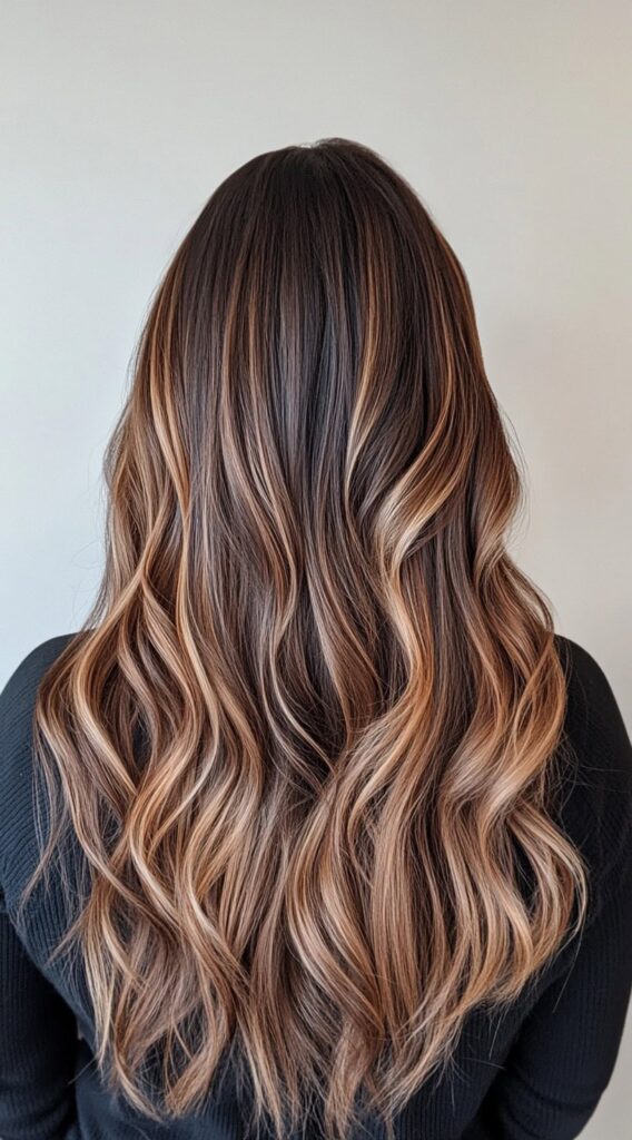 17 Honey Brown Balayage Ideas: Gorgeous Ideas for a Sun-Kissed Glow 4 warm honey brown balayage with soft curls
