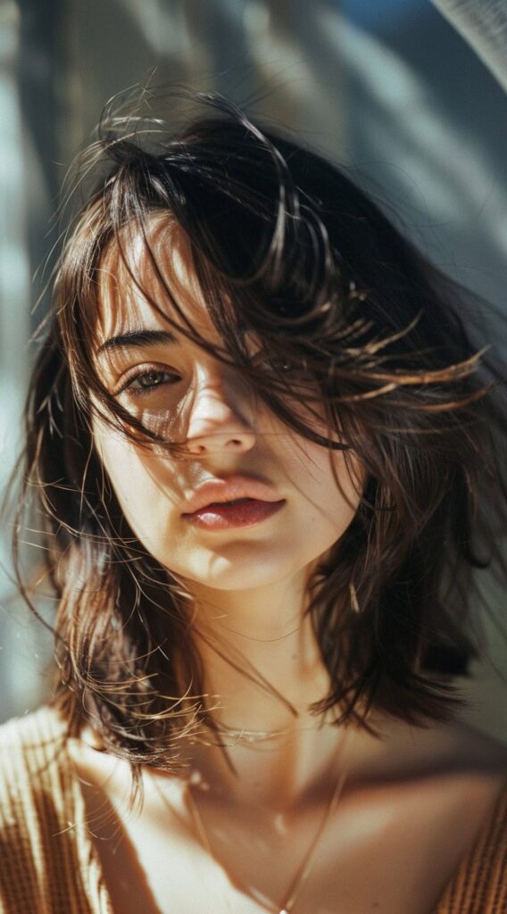 28 Short Hairstyles for Thin Hair: Stunning Ideas to Boost Volume and Style 11 windswept layers