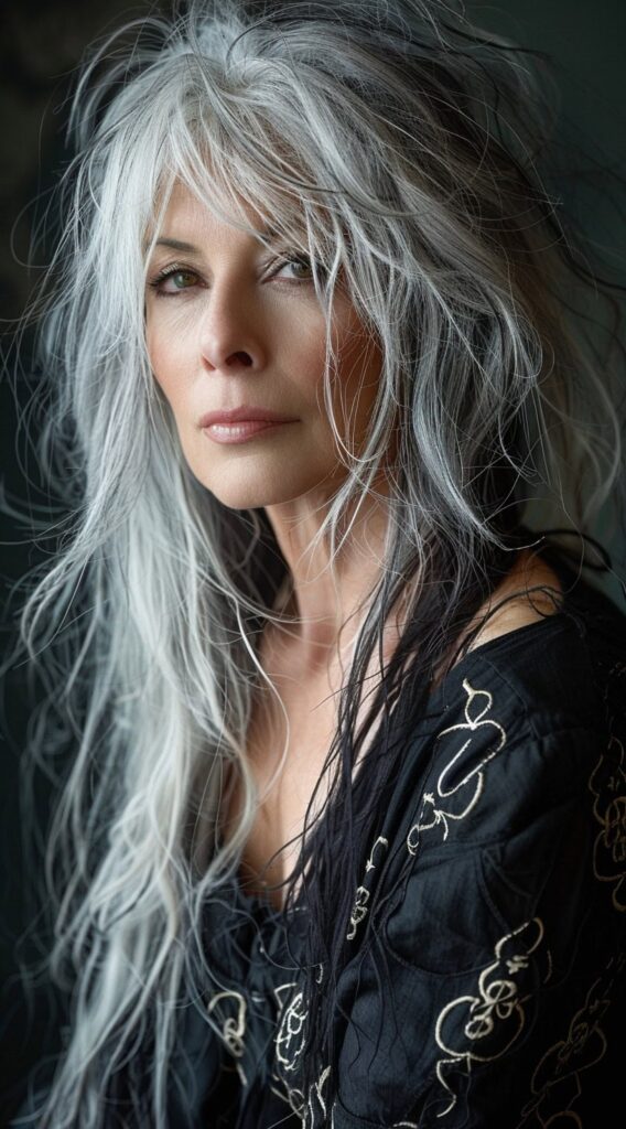 23 Salt and Pepper Hairstyles for Women Over 50 10 00000