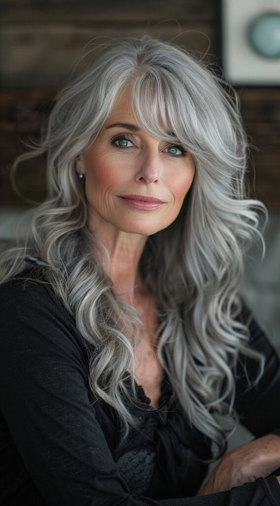 23 Salt and Pepper Hairstyles for Women Over 50 20 000000000000000